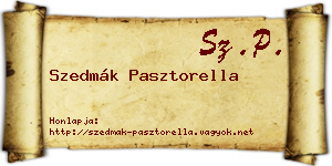 Szedmák Pasztorella névjegykártya